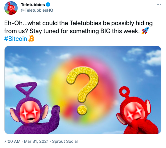 Teletubbies, Will Teletubbies Be The Next To Join Bitcoin?