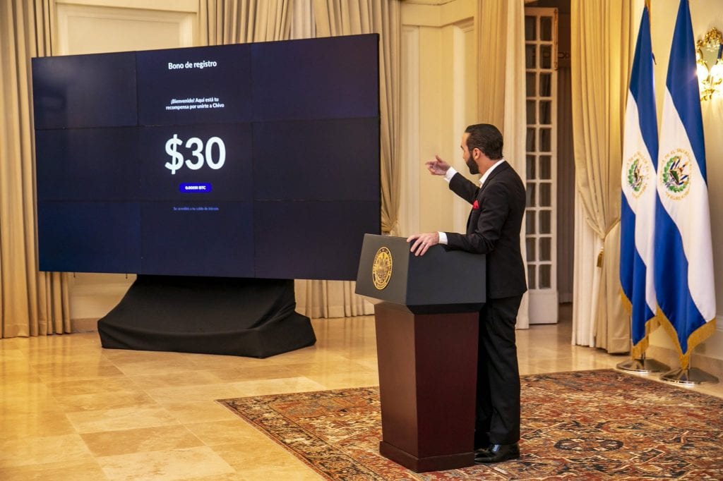 El Salvador, El Salvador to gift $30 in Bitcoin to every adult citizen