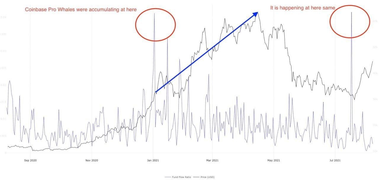 Coinbase Pro whales are back with their Bitcoin accumulation spree