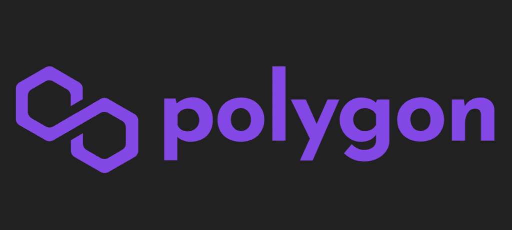 Polygon (MATIC) logo. Image from Logowik.com