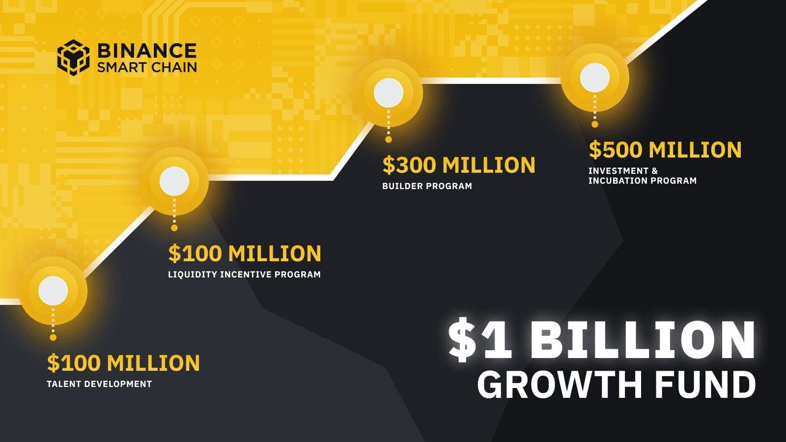 Binance's Growth Fund breakdown. Source: Binance Blog