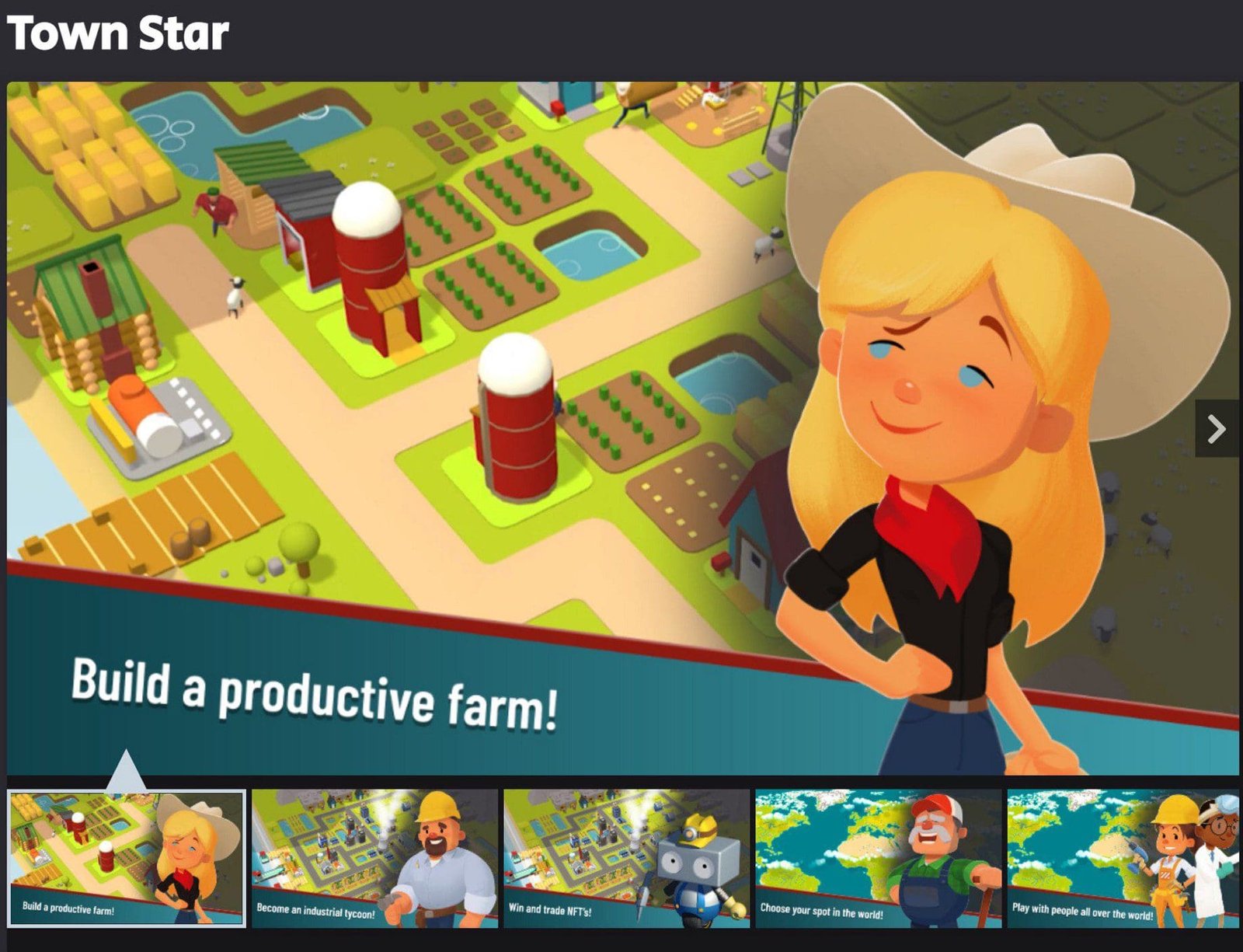 Town Star, Gala games, GALA