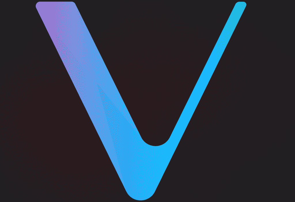 VeChain price is looking to target $0.2. Image from cryptologos