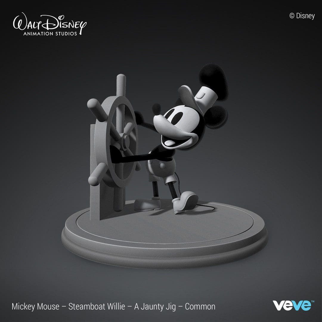 Disney's Mickey Mouse NFT collection, featuring Steamboat Willie. Disney's Mickey Mouse NFT collection, featuring Steamboat Willie.