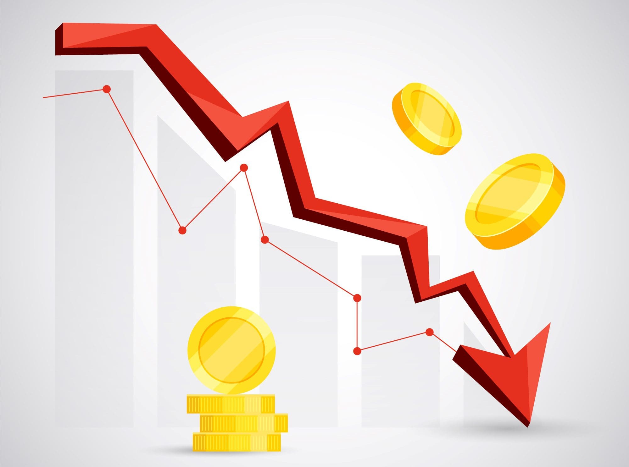 Bitcoin (BTC) prices have fallen nearly 22% since Jan 20. Image from freepik