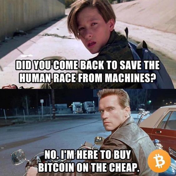 A choice everyone wants-time travel to 2010 to purchase BTC. Image from Pinterest