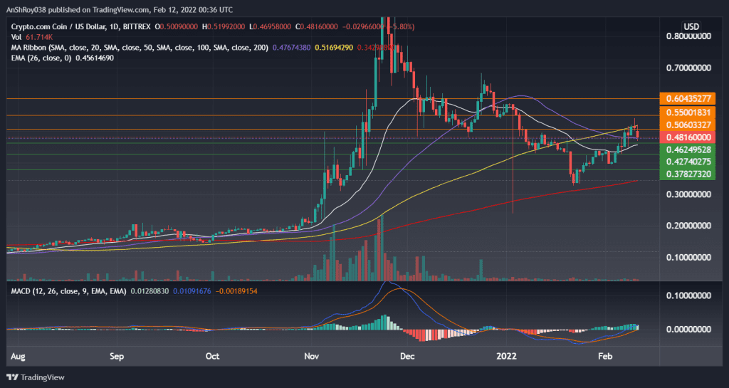 CROUSD on the daily charts with RSI. Source: Tradingview.com