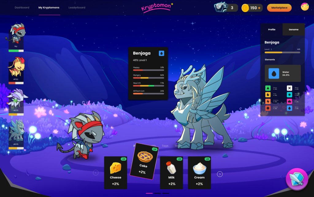 , Kryptomon Launches Stage 1 of Its Play &amp; Earn Living NFT Game