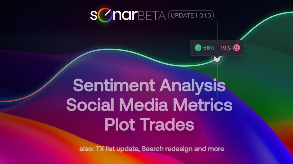 , Sonar Announces The Launch Of Social Sentiment AI Analysis