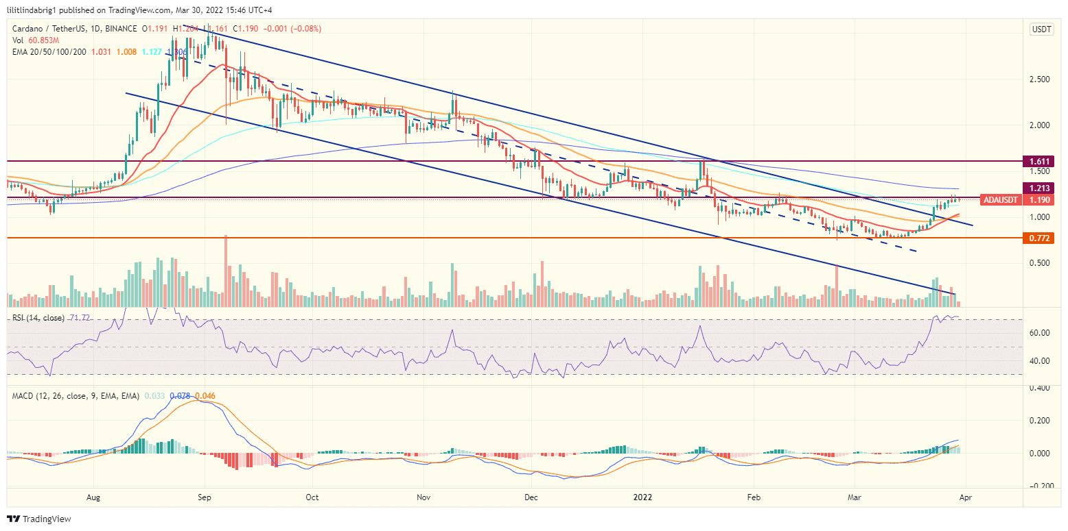 Cardano (ADA) quarterly performance. Source: TradingView.com 