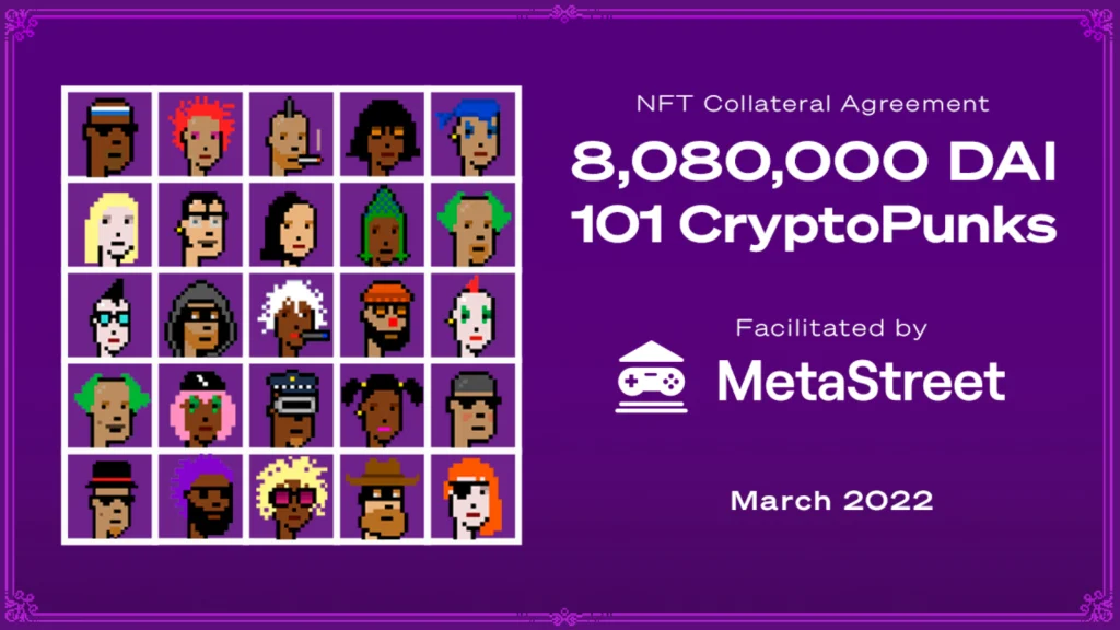 An NFT collector has received an $8 million loan after placing 101 CryptoPunks as collateral. Another collector donated Punk #5364 to Ukraine.