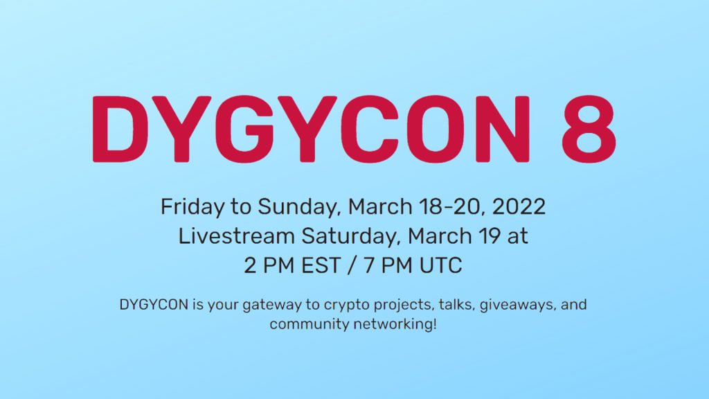 , Upcoming DYGYCON 8 Event Will Bring Together The Biggest Names &amp; Games In The Crypto Gaming Space