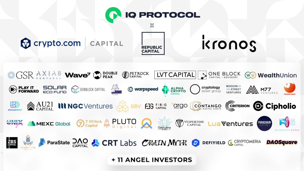 , IQ Protocol to Revolutionize NFT Markets with Successful Fundraise led by Crypto.com Capital