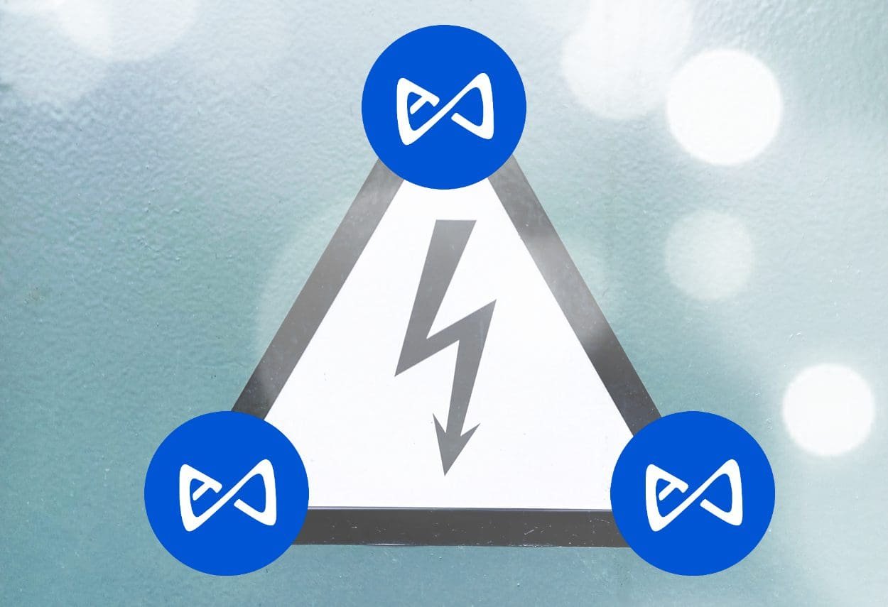 Axie Infinity's native token AXS continues to fall after Ronin's $625 million hack. Image from Unsplash and cryptologos