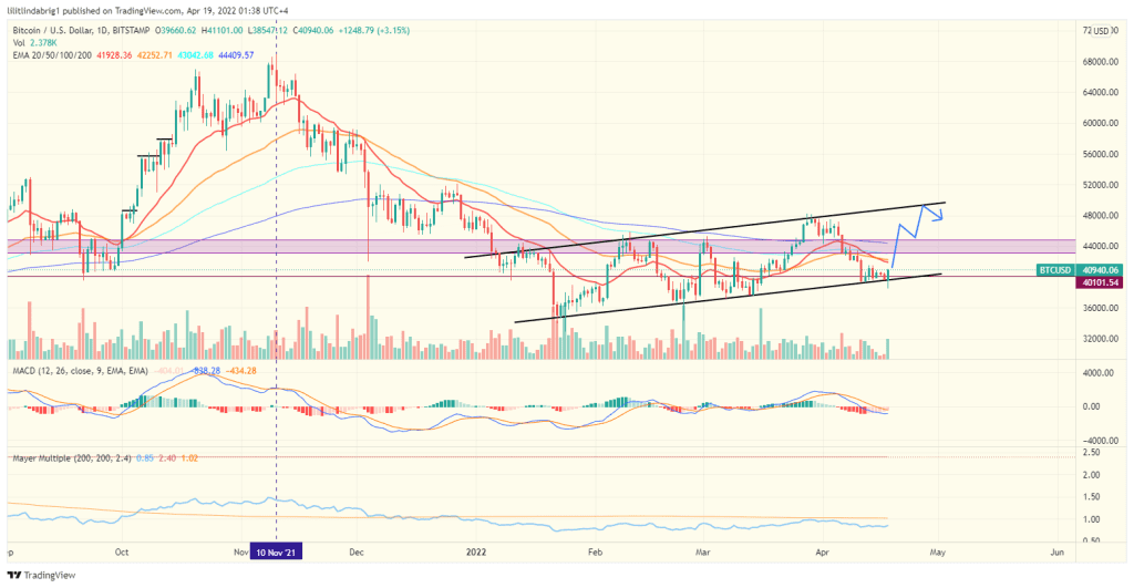 Bitcoin (BTC) daily price action featuring a Rising Channel. Source: TradingView.com 