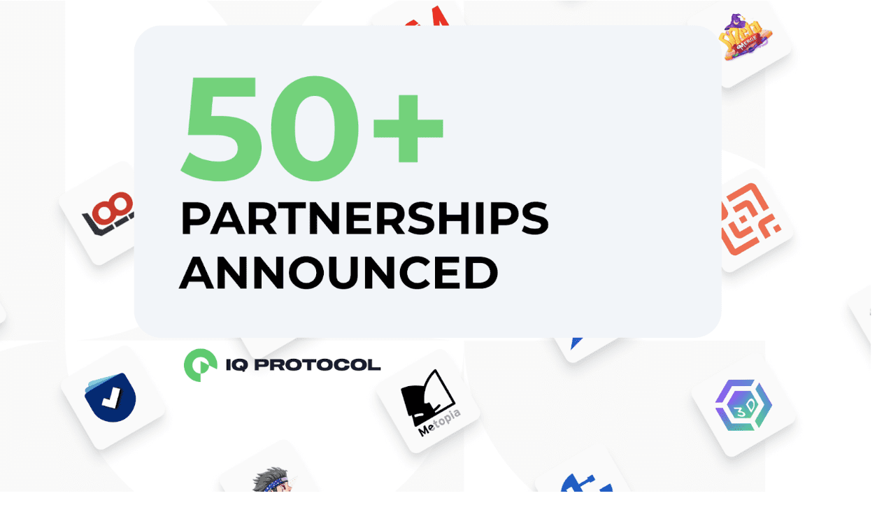 , IQ Protocol Secures 50 Partnerships in 2022