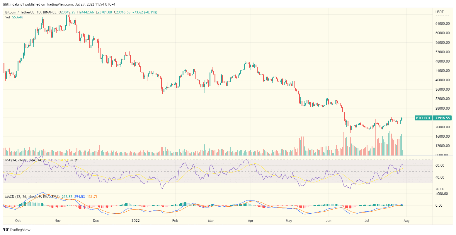Bitcoin (BTC) daily price chart. Source: TradingView.com 