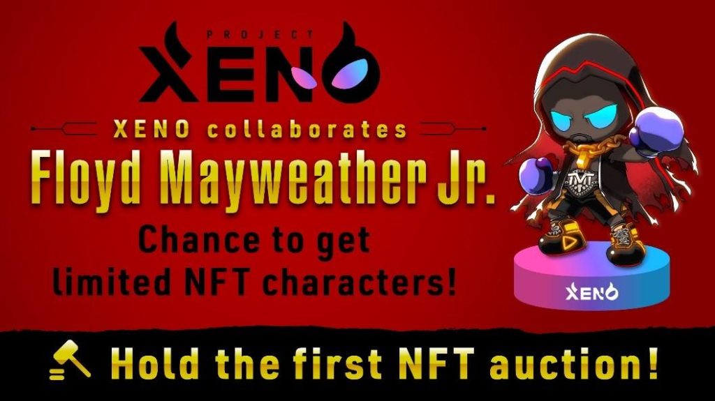 , Blockchain game “PROJECT XENO” collaborates with Floyd Mayweather Jr.