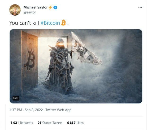 Michael Saylor is still bullish on Bitcoin (BTC) despite MicroStrategy's losses