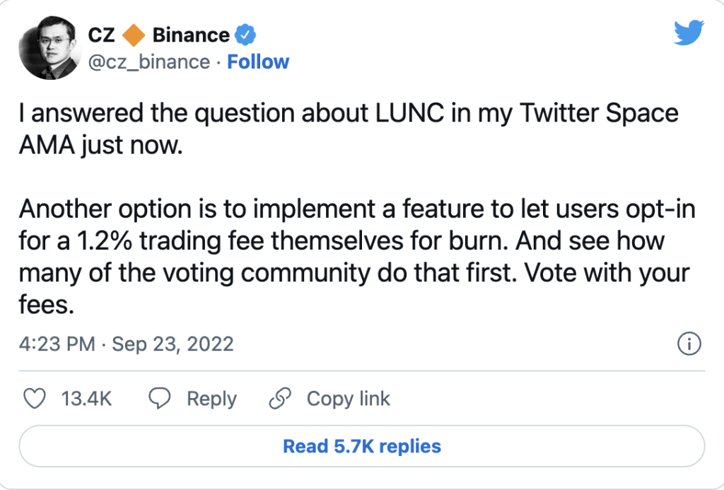 Binance, Why is Boycott Binance trending on Twitter?