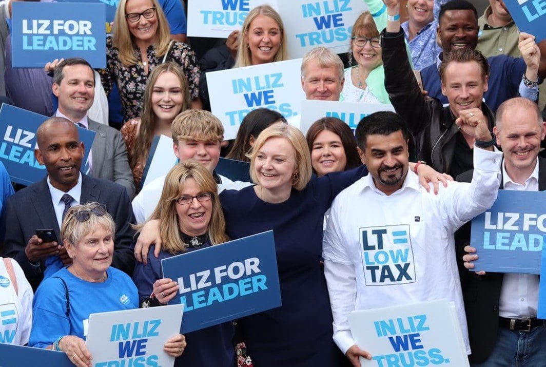 British Foreign Secretary Liz Truss who supports cryptos like Bitcoin (BTC) has become the new PM of the UK after defeating rival Rishi Sunak