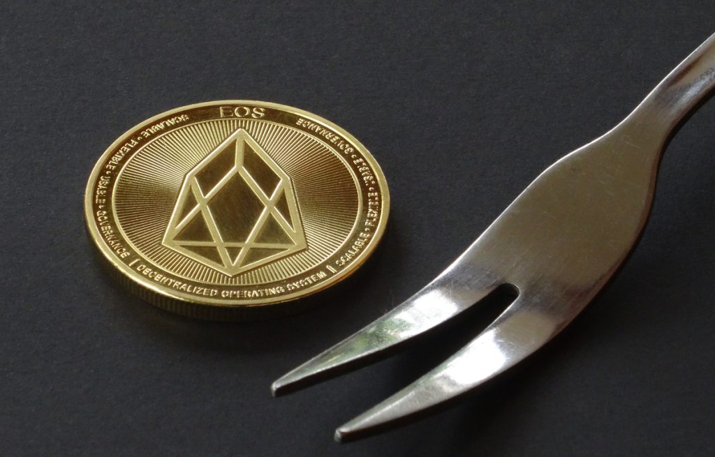 EOS long-awaited ‘hard fork’ follows up with market losses