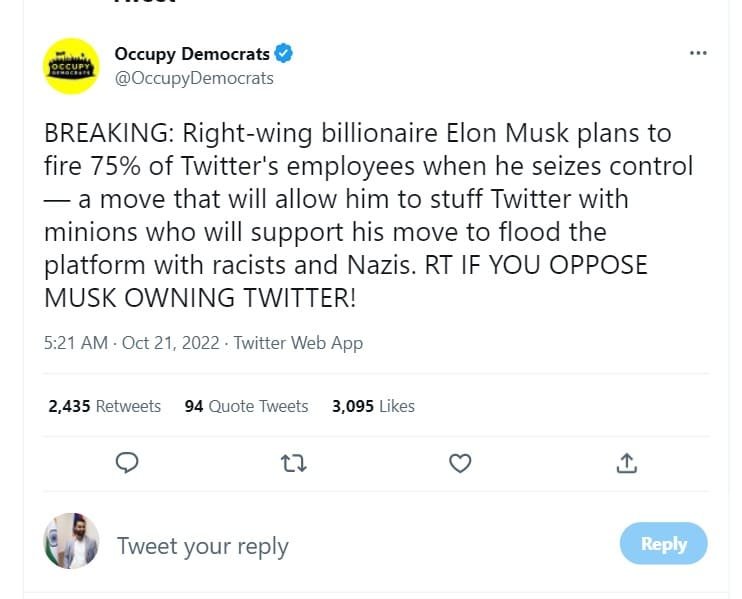 Organizations have slammed Elon Musk's plans to lay off thousands of Twitter employees