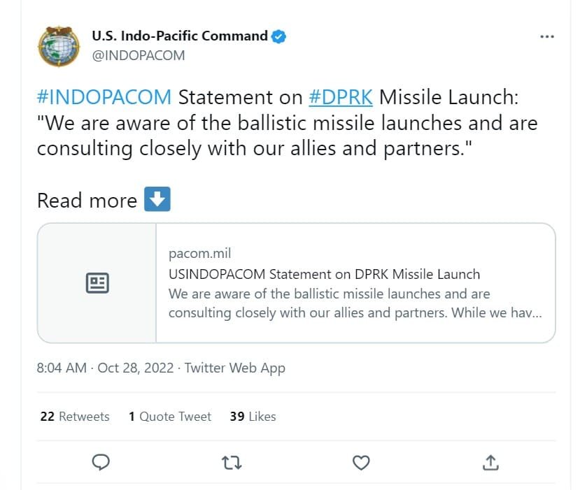 US to support South Korea against North Korea threats