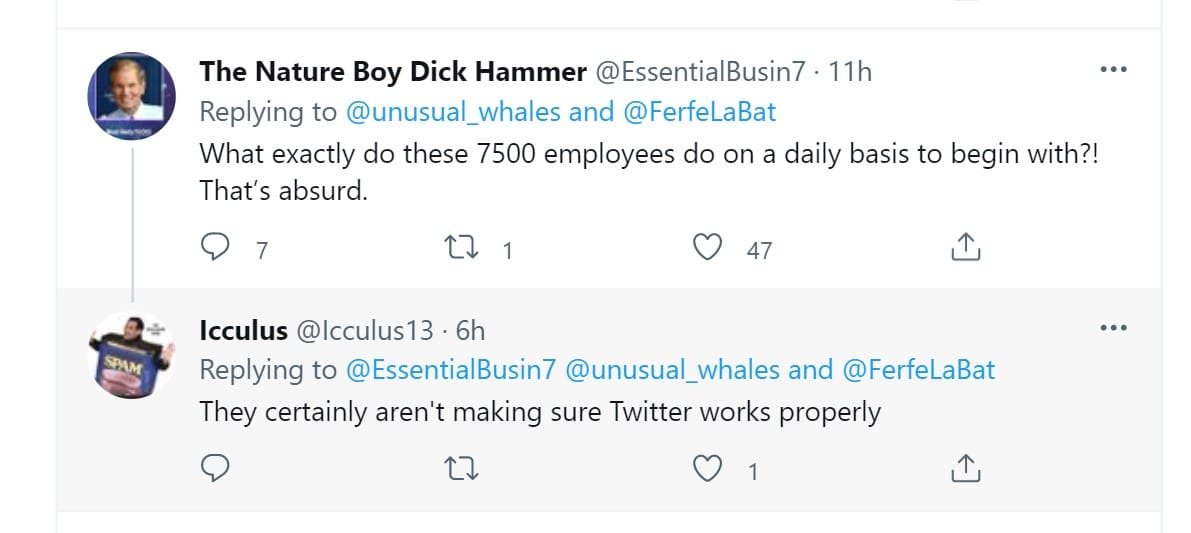 People are wondering why Twitter needs 75,00 employees as Musk plans massive jobs cuts