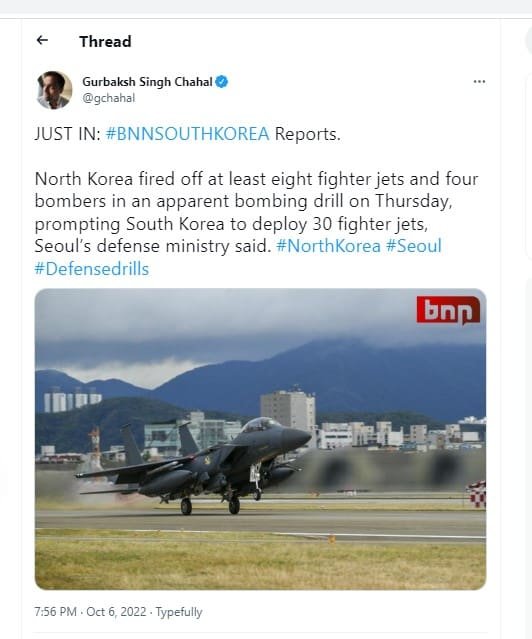 North Korea fired two ballistic missiles