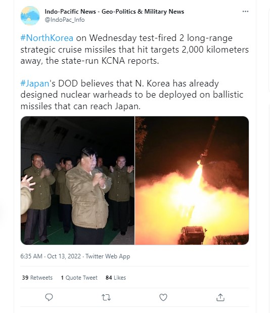 North Korean authoritarian leader Kim Jong Un is pleased with the ballistic missile tests which carries nuclear weapons