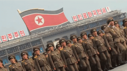 North Koreans bumming
