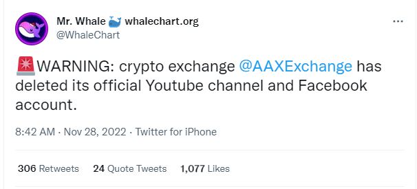 AAX, Is AAX Exchange the Next Exit Scam in Crypto Sector?