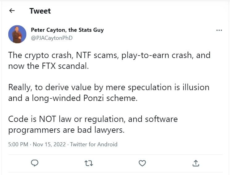 Regular crypto scandals have hurt the industry's reputation Regular crypto scandals have hurt the industry's reputation