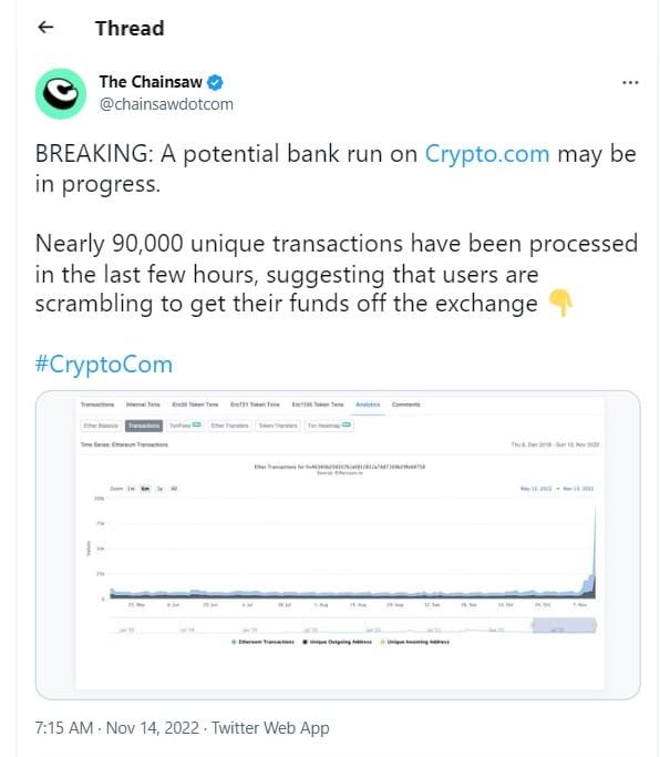 Traders are withdrawing their funds from Kris Marszalek's Crypto.com amid insolvency woes 
