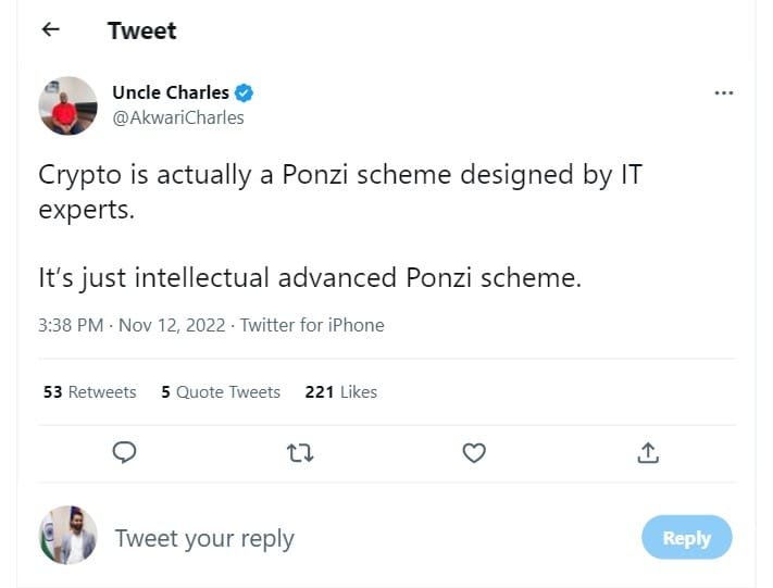 Amid increasing scams in the industry, critics are out to declare cryptos a Ponzi Scheme Amid increasing scams in the industry, critics are out to declare cryptos as Ponzi Scheme