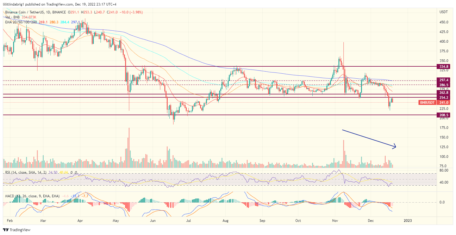 Binance coin (BNB) daily chart. Source: TradingView.com
