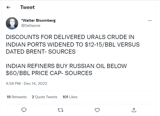 Amid EU sanctions, India buys cheap oil from Russia