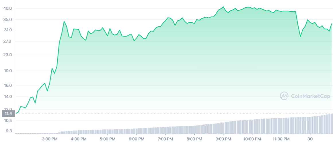 PI token prices climbed steadily, despite warnings from the token's parent platform.