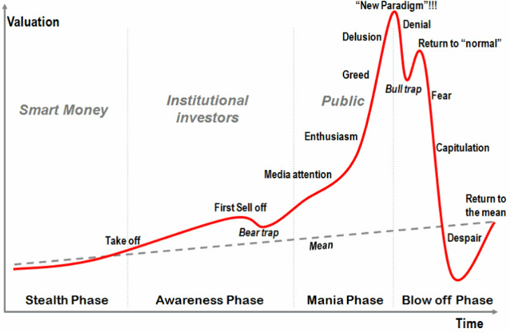 Lesson to learn from bubble crash