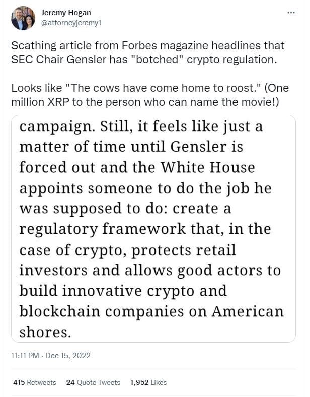 sec vs ripple settlement XRP