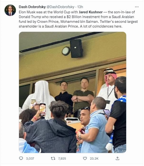 Kushner CEO contestants Musk pole Twitter