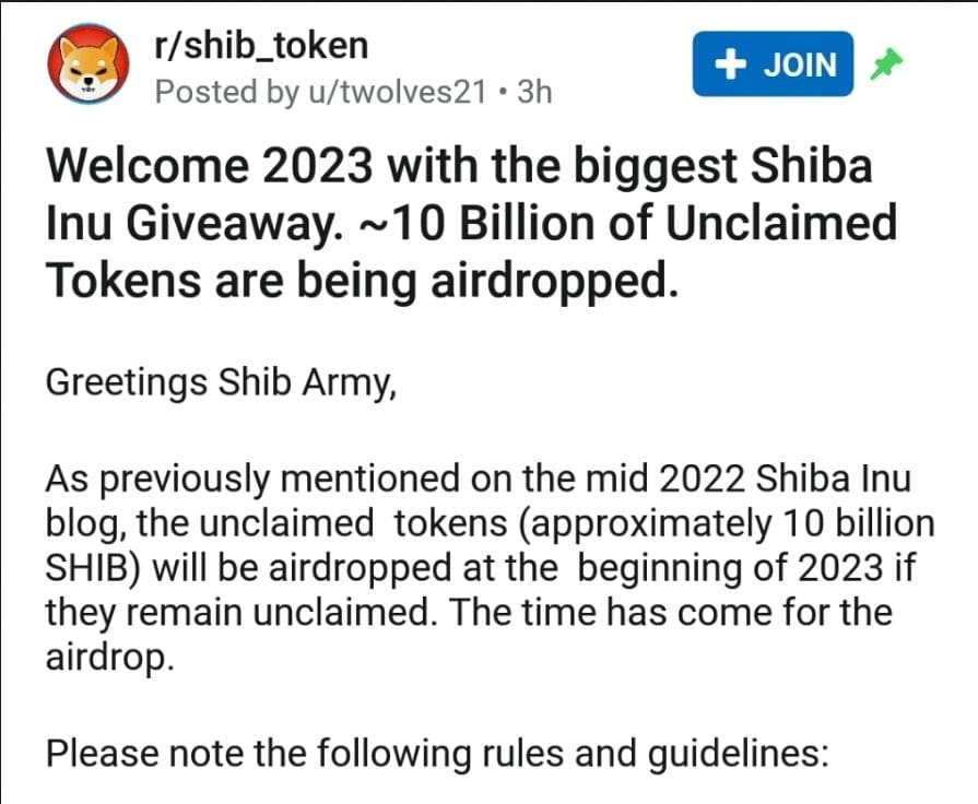 airdrop scam shib