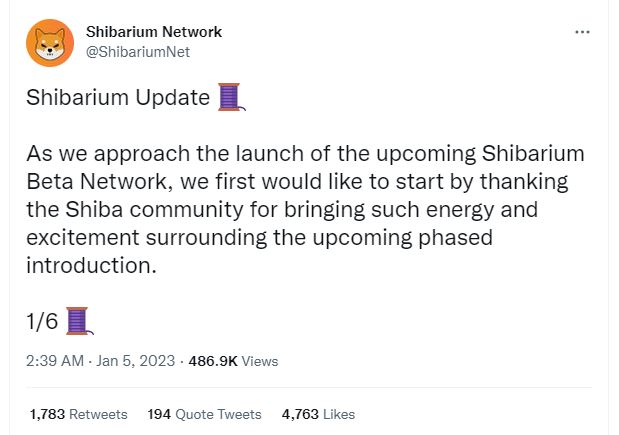 Shibarium release date NOT set