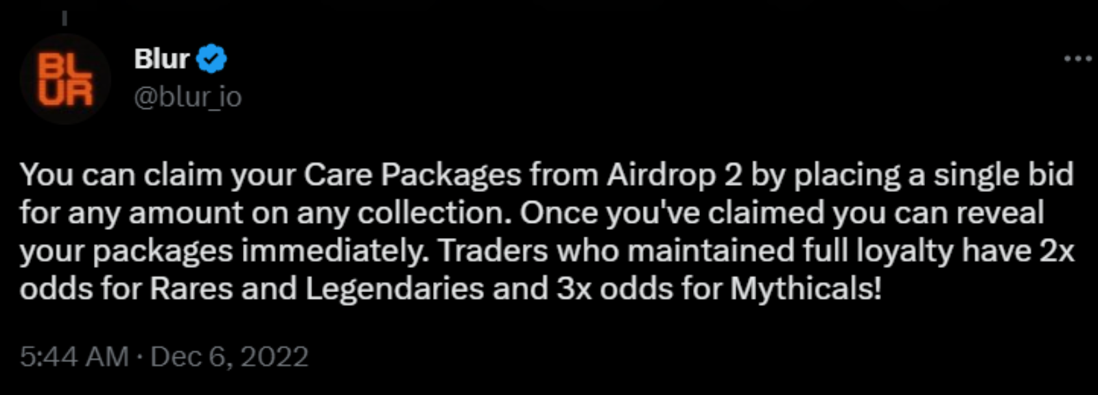 Users can qualify for Blur token airdrop season 2 through bid points too.