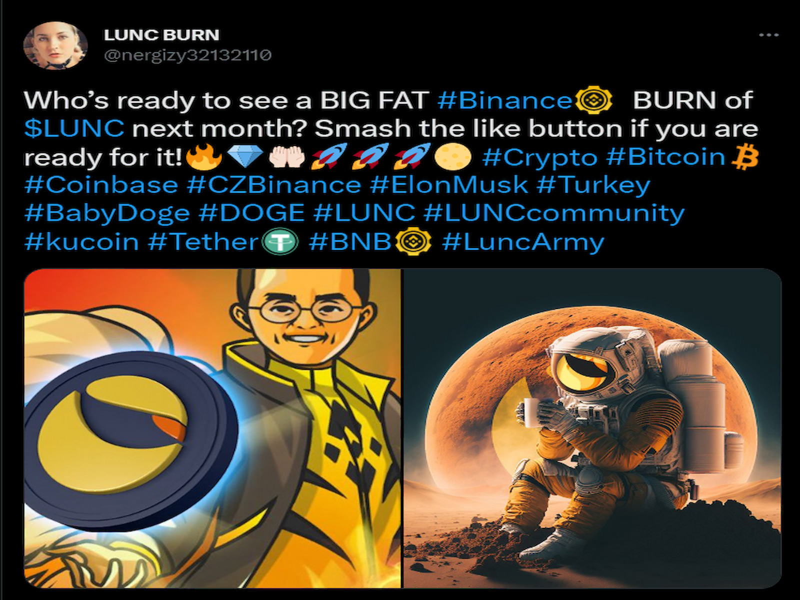 Cringe tweets like the one above kept popping all over crypto Twitter.