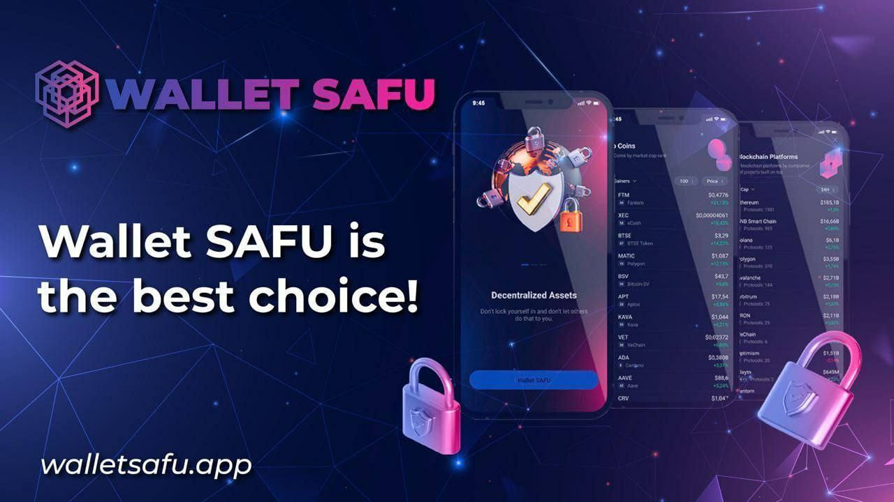 , Wallet SAFU, a multi-chain non-custodial app announces the upcoming launch of its token on Pinksale