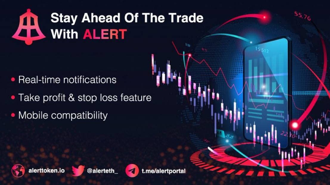 , Revolutionary Crypto Trading Platform $ALERT Launches with Real-Time Notifications and Mobile Compatibility