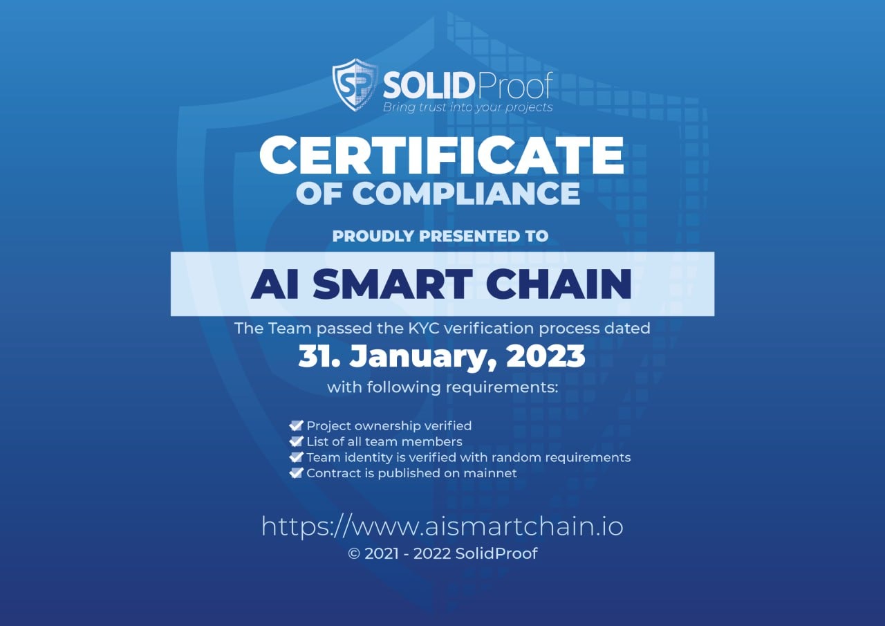 , AI Smartchain Ecosystem : Ecosystem with various dApps that utilize AI technology and enhance successful solutions.