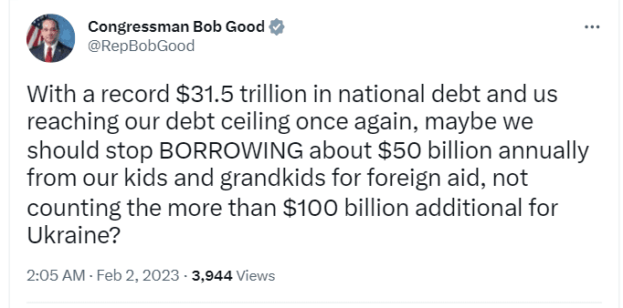 Republicans have slammed the Bidden Administration over the growing deficit.